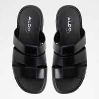 دمپایی مردانه مشکی ساده آلدو LIGHT – ALDO