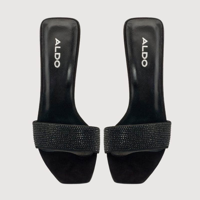دمپایی پاشنه دار زنانه مشکی آلدو MOLDE-TR – ALDO