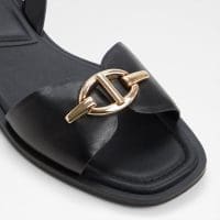 صندل زنانه تخت مشکی آلدو GOASSI – ALDO