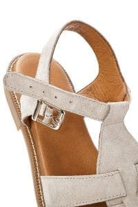 صندل زنانه طوسی جیر بنددار دری مد