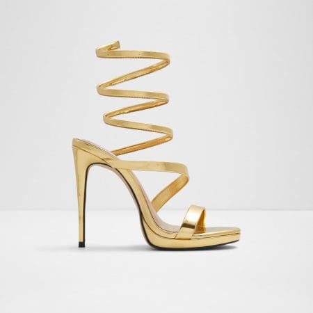 صندل زنانه مجلسی پاشنه بلند طلایی آلدو KATSWIRL – ALDO