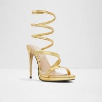 صندل زنانه مجلسی پاشنه بلند طلایی آلدو KATSWIRL – ALDO