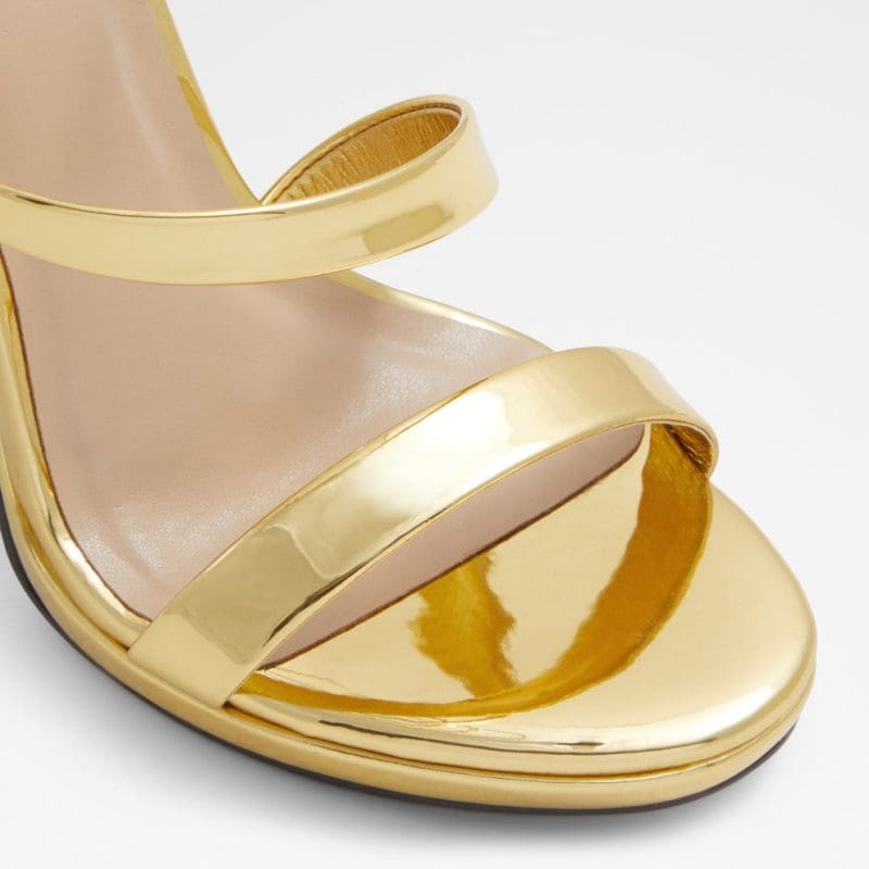 صندل زنانه مجلسی پاشنه بلند طلایی آلدو KATSWIRL – ALDO