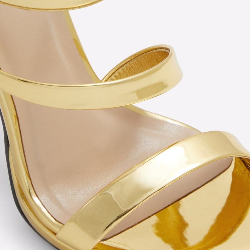 صندل زنانه مجلسی پاشنه بلند طلایی آلدو KATSWIRL – ALDO