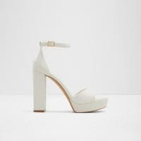 صندل زنانه پاشنه بلند سفید اکرو آلدو ENAEGYN2.0 – ALDO
