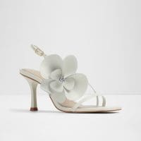 صندل زنانه پاشنه بلند سفید اکرو آلدو SANDFLOWER – ALDO
