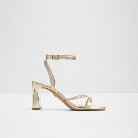 صندل زنانه پاشنه بلند طلایی آلدو STELLARE – ALDO