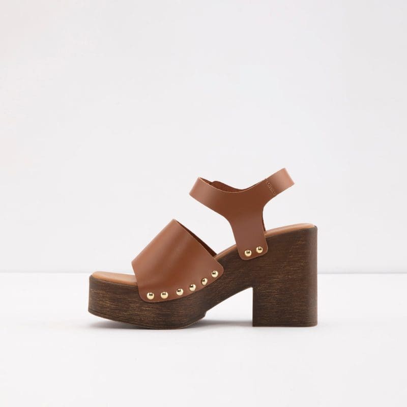 صندل زنانه پاشنه بلند قهوه‌ای روشن آلدو SINTRA-TR – ALDO