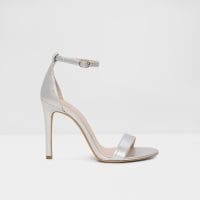 صندل زنانه پاشنه بلند مجلسی نقره‌ای آلدو PAOLA-TR – ALDO