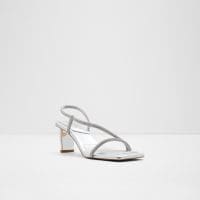 صندل زنانه پاشنه بلند نقره‌ای آلدو CASTLEGATE – ALDO