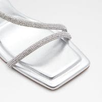 صندل زنانه پاشنه بلند نقره‌ای آلدو CASTLEGATE – ALDO