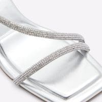 صندل زنانه پاشنه بلند نقره‌ای آلدو CASTLEGATE – ALDO