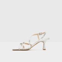 صندل زنانه پاشنه بلند نقره‌ای آلدو ELIYSIA-TR – ALDO