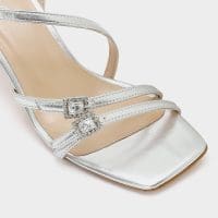 صندل زنانه پاشنه بلند نقره‌ای آلدو ELIYSIA-TR – ALDO