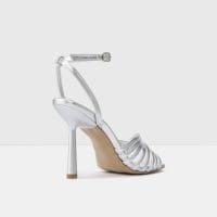 صندل زنانه پاشنه بلند نقره‌ای آلدو LILLE-TR – ALDO