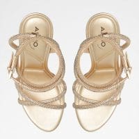 صندل زنانه پاشنه دار طلایی آلدو MANAELDEN – ALDO