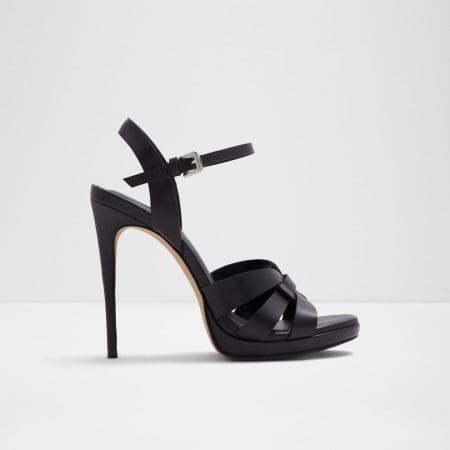صندل زنانه پاشنه دار مشکی آلدو AFAONI – ALDO