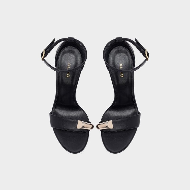 صندل زنانه پاشنه دار مشکی آلدو LYNLEY-TR – ALDO