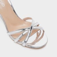 صندل زنانه پاشنه دار نقره‌ای آلدو ANIDA-TR – ALDO