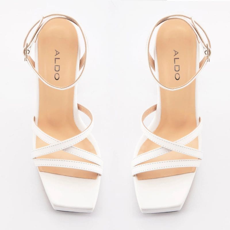 صندل پاشنه دار زنانه سفید آلدو SALO-TR – ALDO