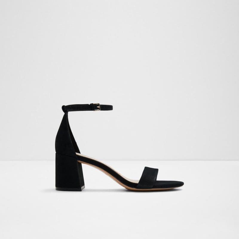 صندل پاشنه دار زنانه مشکی آلدو PRISTINE – ALDO