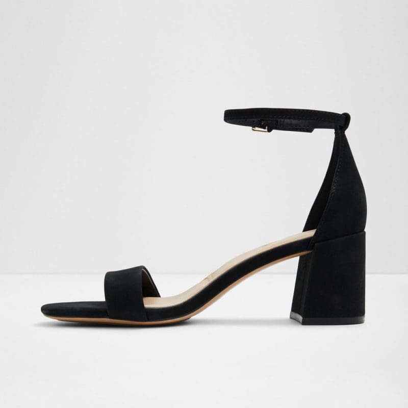 صندل پاشنه دار زنانه مشکی آلدو PRISTINE – ALDO
