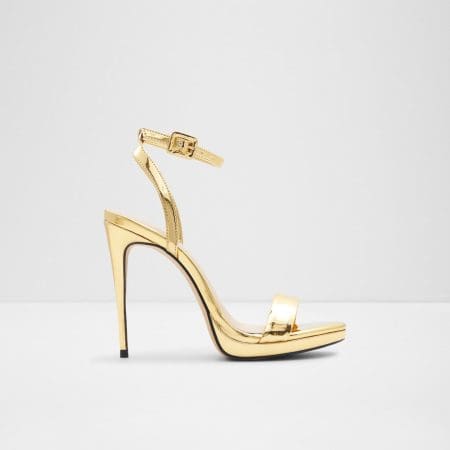 صندل پاشنه دار مجلسی زنانه طلایی آلدو KAT – ALDO