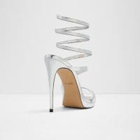 صندل پاشنه دار مجلسی زنانه نقره ای آلدو KATSWIRL – ALDO