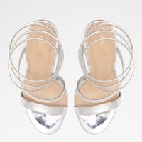 صندل پاشنه دار مجلسی زنانه نقره ای آلدو KATSWIRL – ALDO