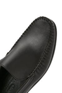 لوفر مردانه چرم مشکی روزمره دری مد