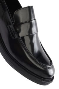 لوفر مردانه چرم مشکی روزمره دری مد