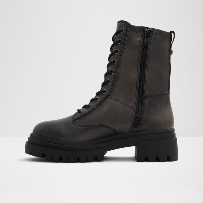 چکمه زنانه مشکی چرم طبیعی MINT – ALDO