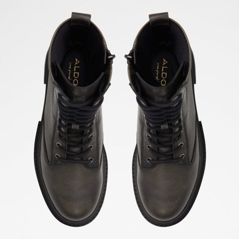 چکمه زنانه مشکی چرم طبیعی MINT – ALDO