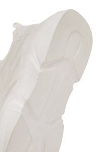 کتونی زنونه سفید بنددار با زیره ضخیم دری مد