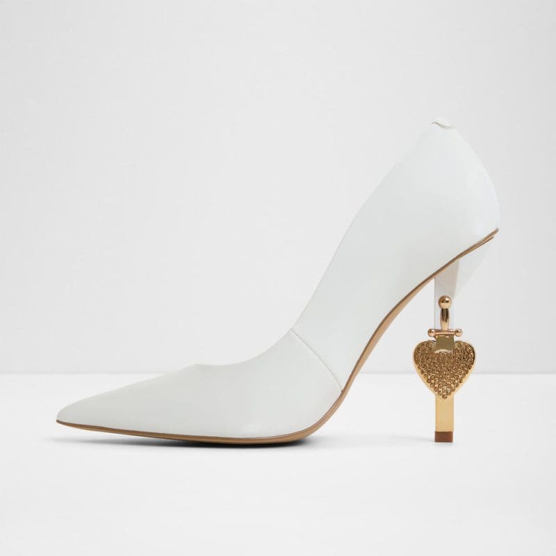 کفش زنانه پاشنه بلند سفید آلدو SNOWWHITEHEEL – ALDO
