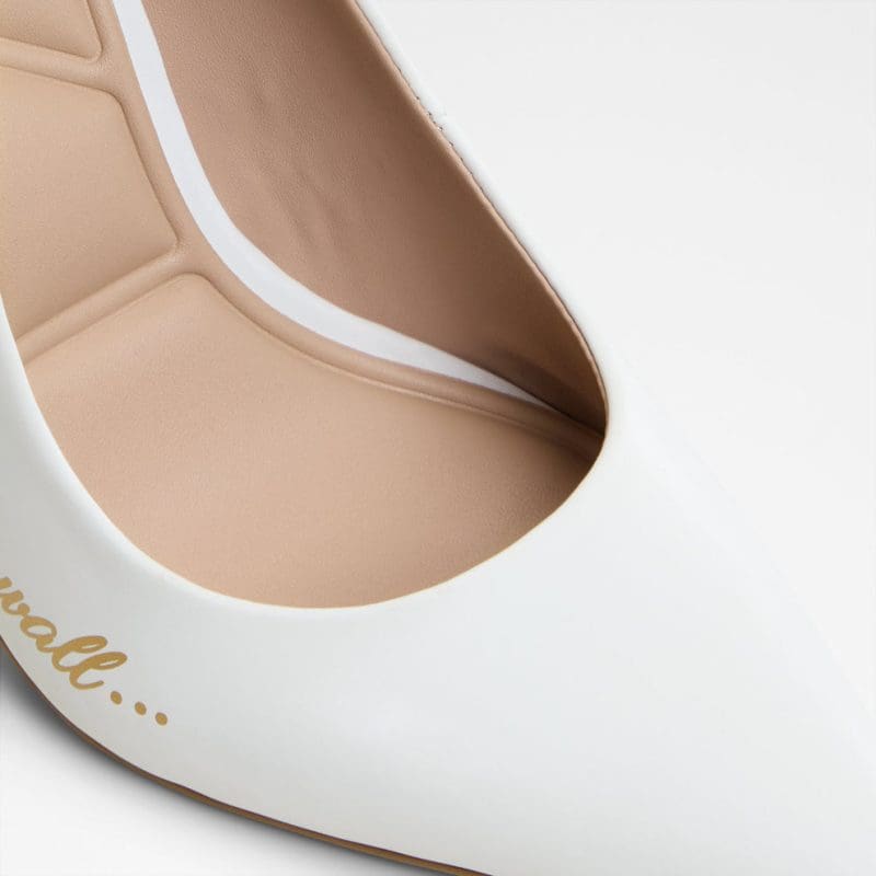 کفش زنانه پاشنه بلند سفید آلدو SNOWWHITEHEEL – ALDO