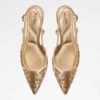 کفش زنانه پاشنه بلند طلایی آلدو ELEGANT – ALDO