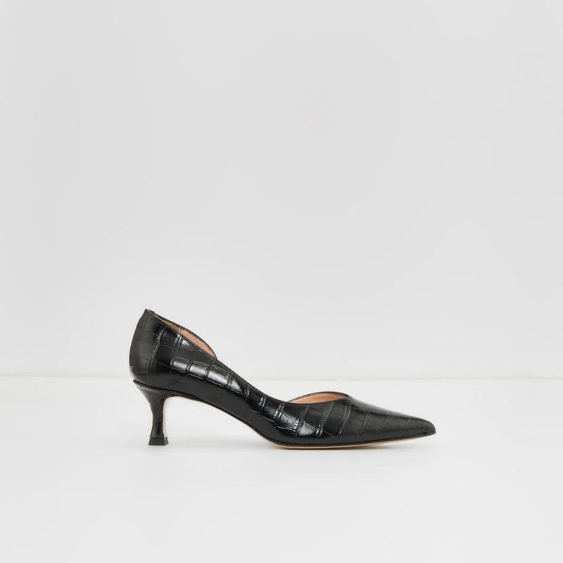 کفش زنانه پاشنه بلند مشکی کروکو آلدو NEPAL-TR – ALDO