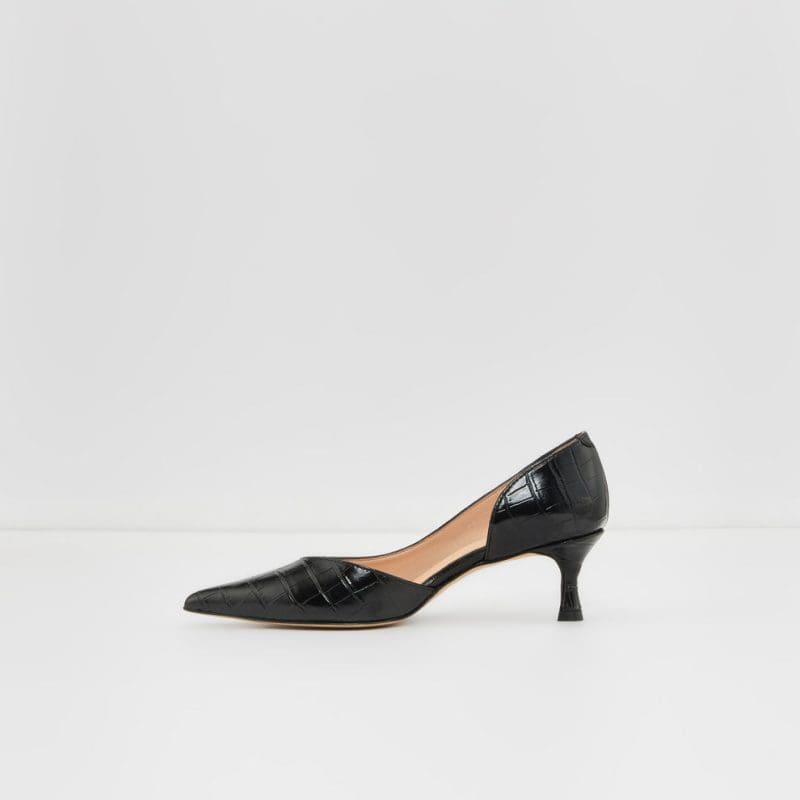 کفش زنانه پاشنه بلند مشکی کروکو آلدو NEPAL-TR – ALDO