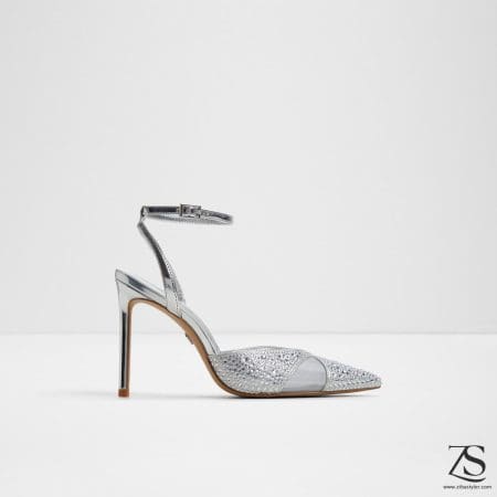 کفش زنانه پاشنه بلند نقره‌ای آلدو DUNMERE – ALDO