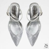 کفش زنانه پاشنه بلند نقره‌ای آلدو DUNMERE – ALDO