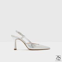 کفش زنانه پاشنه بلند نقره‌ای آلدو SIRUS-TR – ALDO