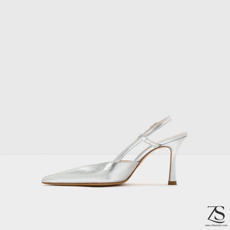 کفش زنانه پاشنه بلند نقره‌ای آلدو SIRUS-TR – ALDO