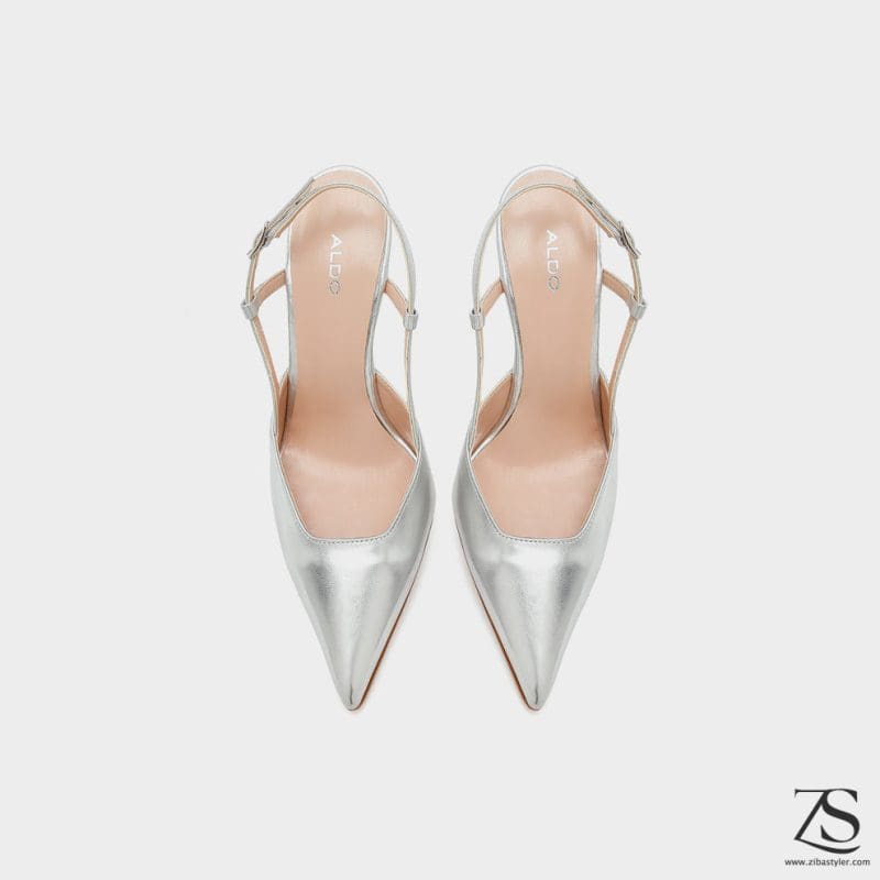 کفش زنانه پاشنه بلند نقره‌ای آلدو SIRUS-TR – ALDO