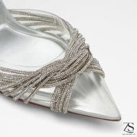 کفش زنانه پاشنه بلند نقره‌ای آلدو THUBETH – ALDO