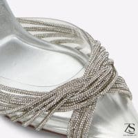 کفش زنانه پاشنه بلند نقره‌ای آلدو THUBETH – ALDO