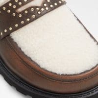 کفش لوفر زنانه قهوه‌ای آلدو HARMONYX – ALDO