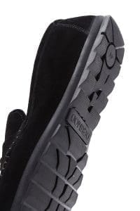 کفش لوفر مردانه جیر مشکی کژوال پاشنه‌دار دری مد