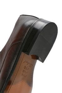 کفش مردانه قهوه‌ای بنددار چرم کلاسیک کفش دری مد