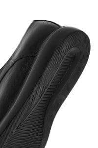 کفش مردانه چرم مشکی بندی کژوال دری مد